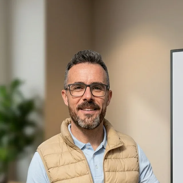 Marcos Castellano, asesor comercial de Mascristal